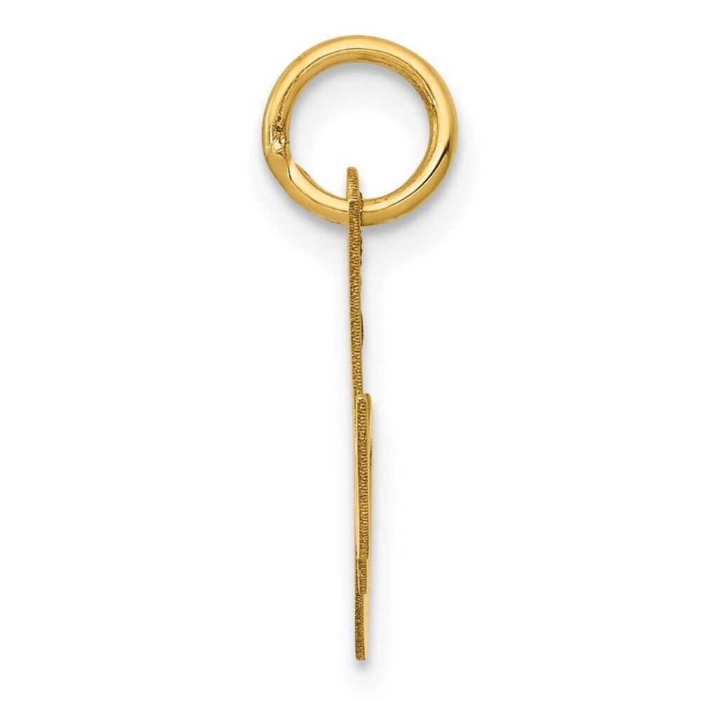 Kazi Luxury 14k Yellow Gold Small Fancy Script Le… - image 2